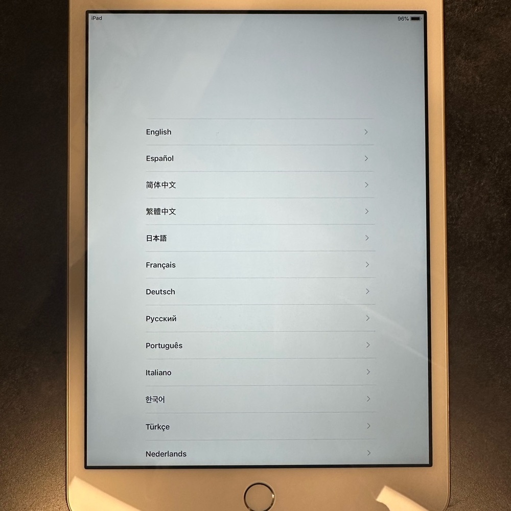 Apple iPad Tablet in gold iPad mini 3 with case